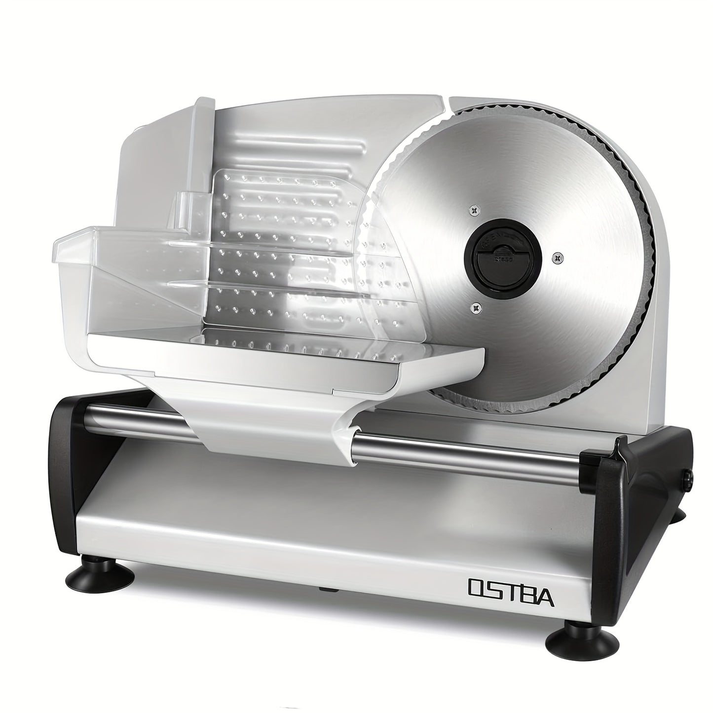 Electric Meat Slicer OSTBA Electric Meat Slicer with Adjustable Thickness & Child Lock Protection | 7.5\