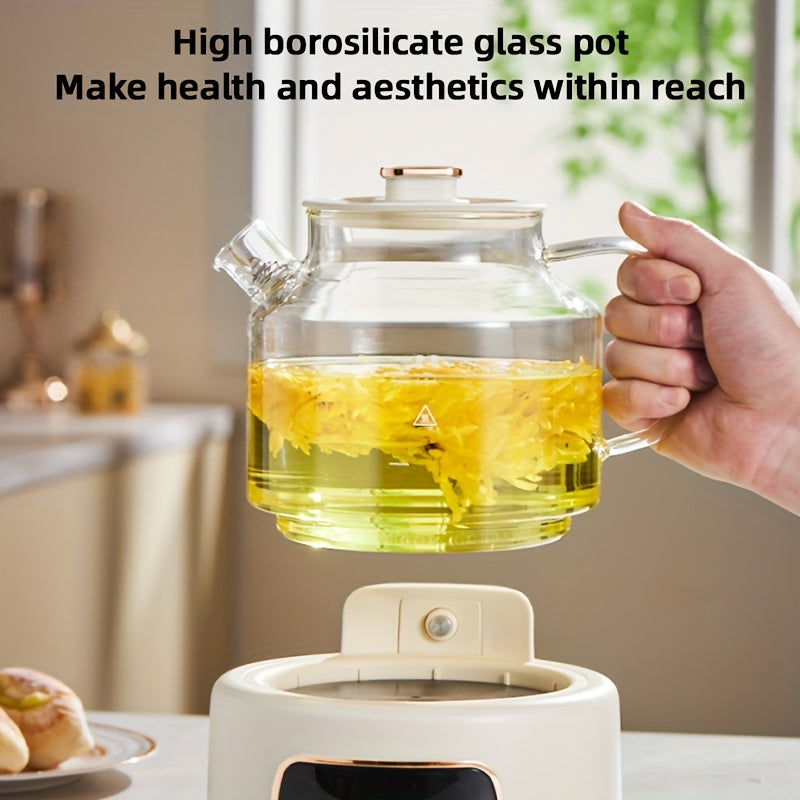 40.58oz Electric Tea Kettle with Digital Display - Fast Boiling, Precise Temperature Control, Auto Shut-Off Safety feature, Compact Design for Home, Office,