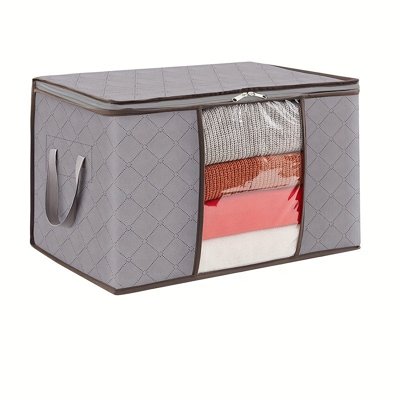 6pcs Extra Large Storage Bags 6pcs Extra Large Storage Bags with Zipper | Quilt and Blanket Organizer for Home, Covered Storage for Clothes, Sweaters,