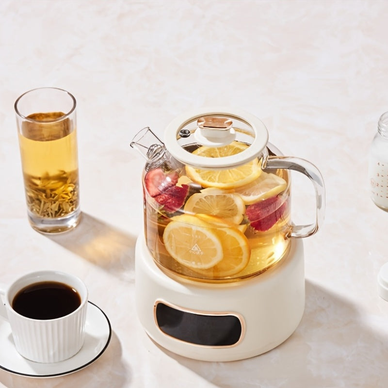 40.58oz Electric Tea Kettle with Digital Display - Fast Boiling, Precise Temperature Control, Auto Shut-Off Safety feature, Compact Design for Home, Office,