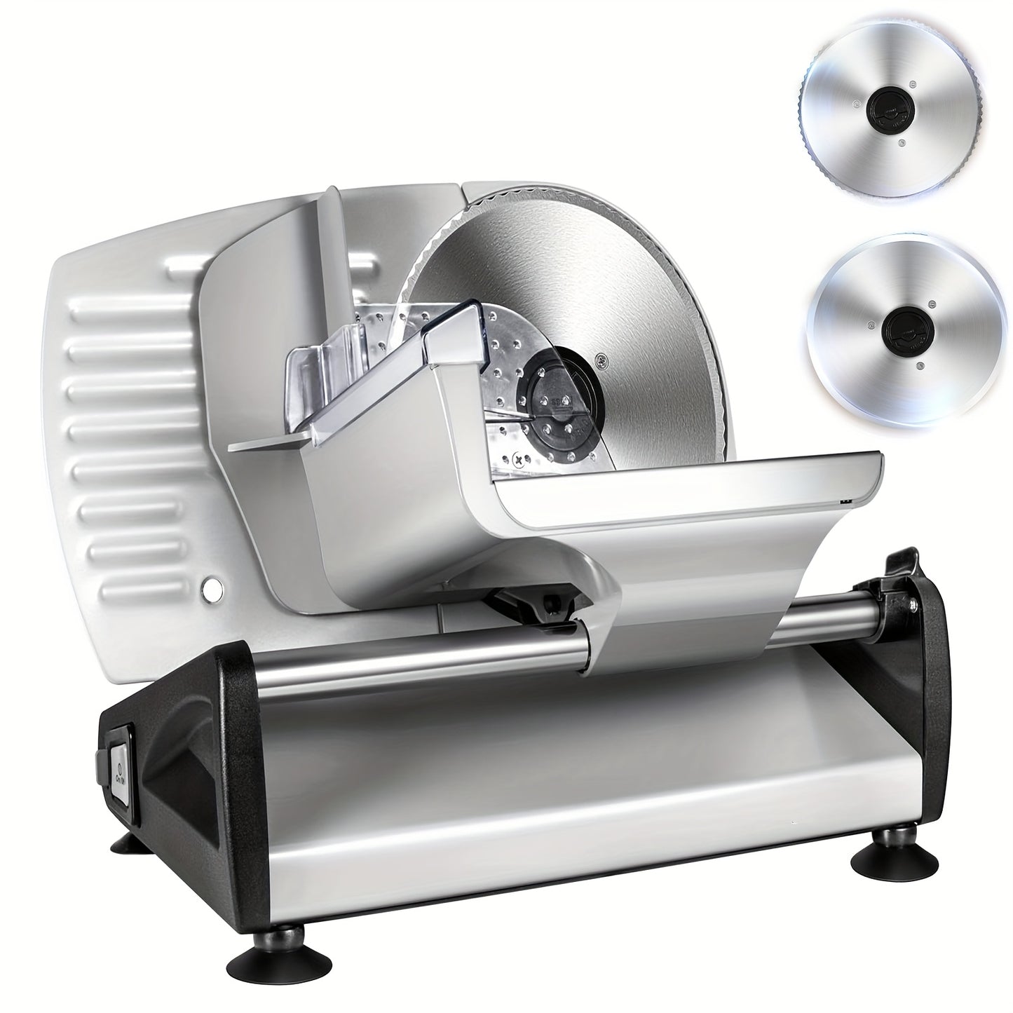 Electric Meat Slicer OSTBA Electric Meat Slicer with Adjustable Thickness & Child Lock Protection | 7.5\
