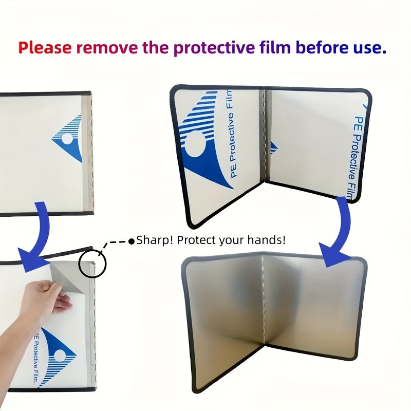 Stainless Steel Splash Guard Luxury Stainless Steel Splash Guard - Double Layer Foldable Design, Anti-Smoke & Oil, Easy to Clean,