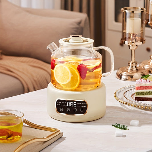 40.58oz Electric Tea Kettle with Digital Display - Fast Boiling, Precise Temperature Control, Auto Shut-Off Safety feature, Compact Design for Home, Office,